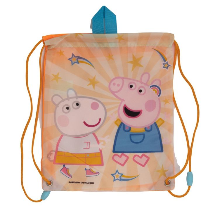 STOR - Zaťahovacie vrecúško PEPPA PIG  25x30cm, 41245