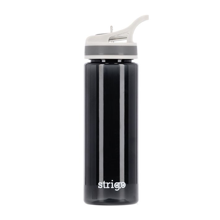 STRIGO - Fľaša na pitie 600 ml ČIERNA