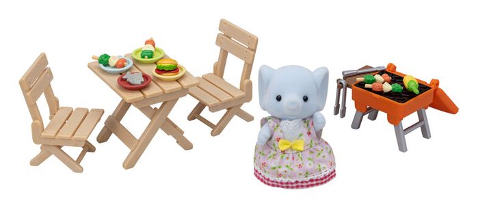 SYLVANIAN FAMILY - BBQ sada na piknik so slonom