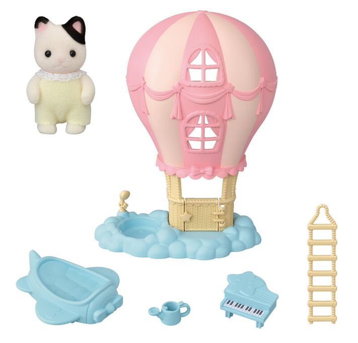 SYLVANIAN FAMILY - Mačiatko a zábavný balón pre bábätká