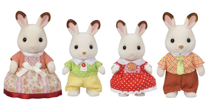 SYLVANIAN FAMILY - Rodina chocolate králikov, nová