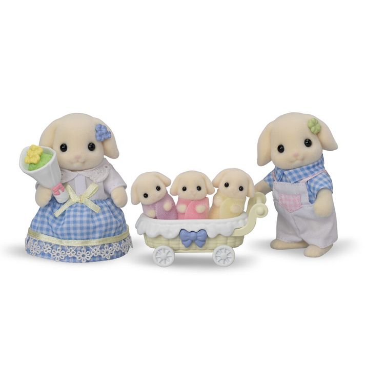 SYLVANIAN FAMILY - Rodina Flora králiky s trojčatami