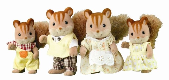 SYLVANIAN FAMILY - Rodina hnedých veveričiek