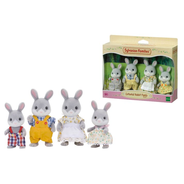 SYLVANIAN FAMILY - Rodina šedých králikov