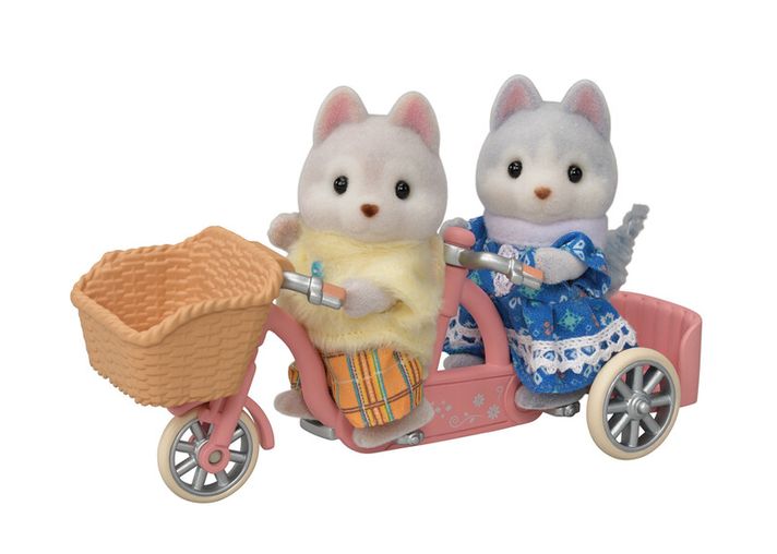 SYLVANIAN FAMILY - Tandemový bicykel pre Husky súrodencov