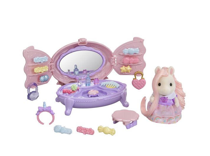 SYLVANIAN FAMILY - Toaletná sada s príslušenstvom a česacím poníkom