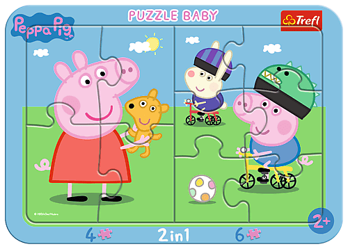 TREFL - Baby puzzle s rámčekom -  Peppa Pig