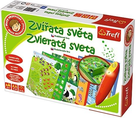 TREFL - Edukačná hra Malý objaviteľ Zvieratá sveta