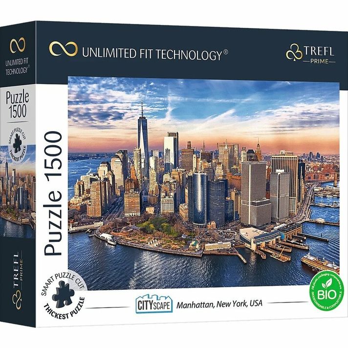 TREFL - Prime puzzle 1500 UFT - Manhattan, New York, USA