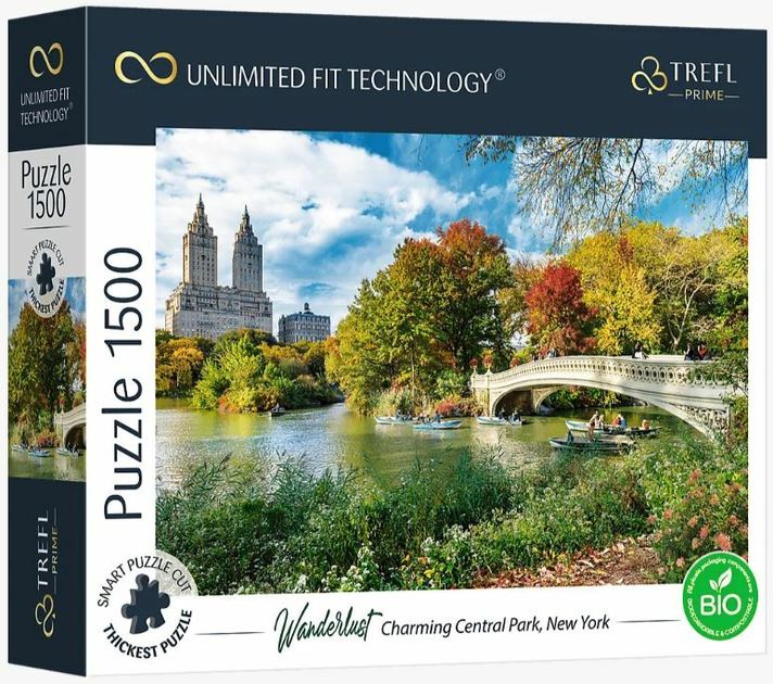 TREFL - Prime puzzle 1500 UFT - Potulky: Okúzľujúci Central Park, New York