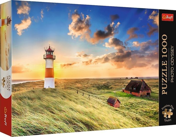 TREFL - Puzzle 1000 Premium Plus - Foto Odysea: Maják List-Ost, Nemecko