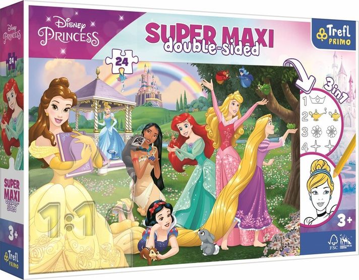 TREFL - Puzzle 24 SUPER MAXI -  Disney Princess