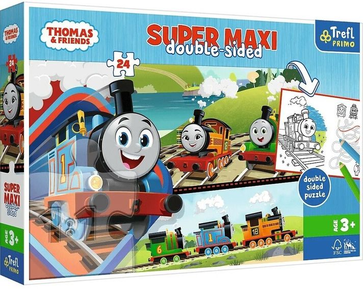 TREFL - Puzzle 24 SUPER MAXI - Tom a priatelia / Thomas and Friends