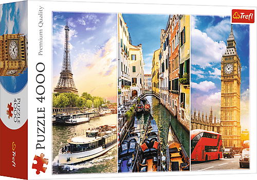 TREFL - Puzzle 4000 Výlet okolo Európy