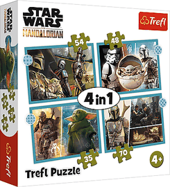 TREFL - Puzzle 4v1 - Mandalorian