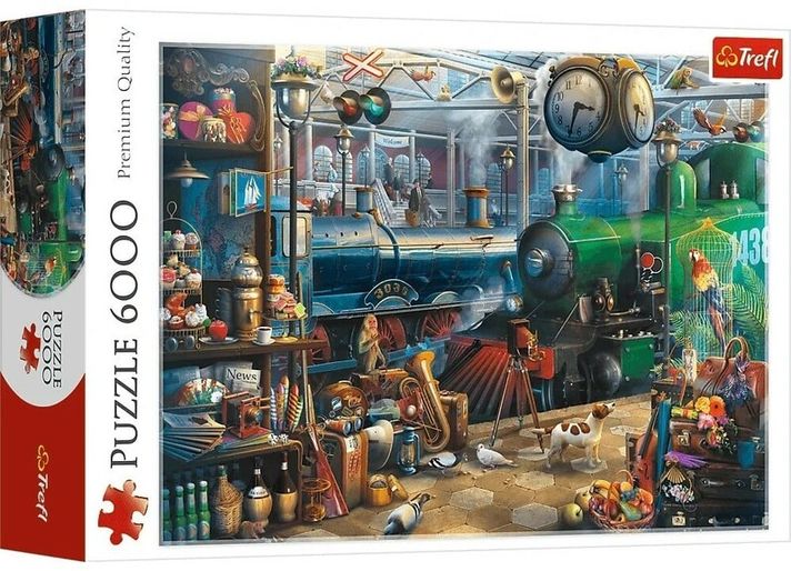 TREFL -  Puzzle 6000 - Železničná stanica