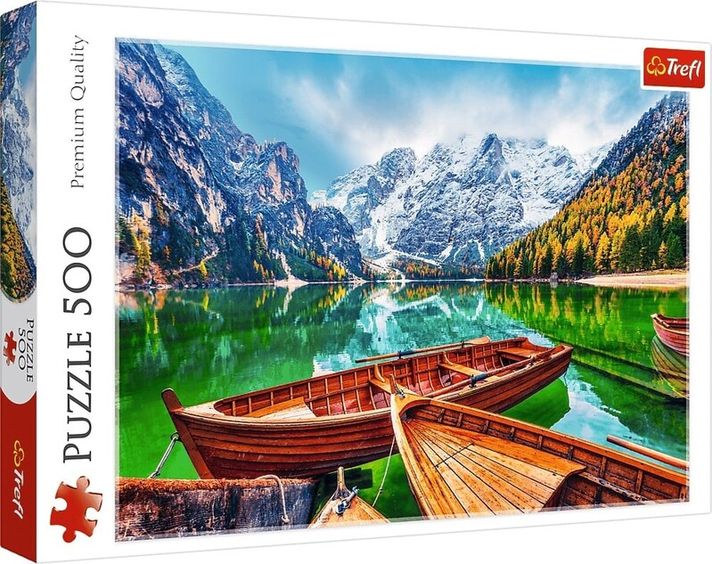 TREFL - Puzzle Jazero Braies, Taliansko 500 dielikov