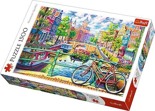 TREFL - puzzle Kanál v Amsterdame 1500