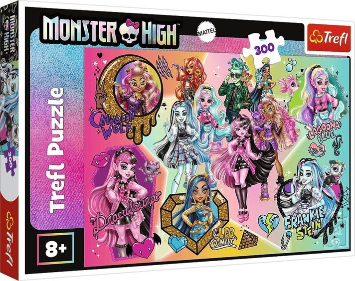 TREFL - Puzzle Monster High: Zombie na vrchole 300 dielikov