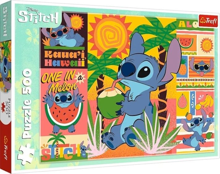 TREFL - Puzzle Prázdniny so Stitch Lilo a Stitch