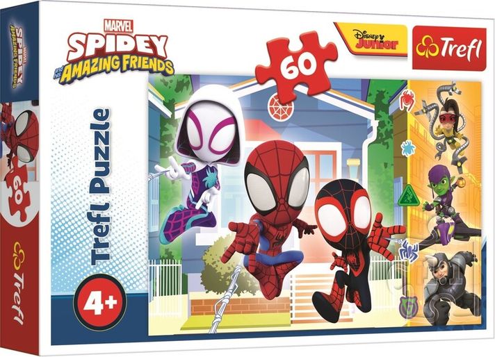 TREFL - Puzzle Vo svete Spideyho 60 dielikov