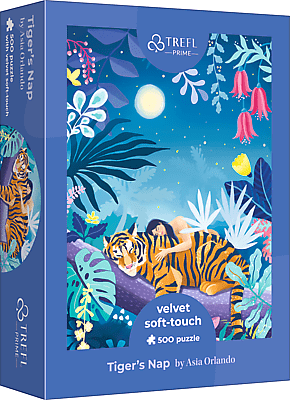 TREFL - Velvet Soft-Touch puzzle 500 UFT -  Asia Orlando: Spiaci tiger