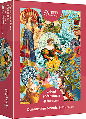 TREFL - Velvet Soft-Touch puzzle 500 UFT - Pilar Cucci: Karanténne nálady