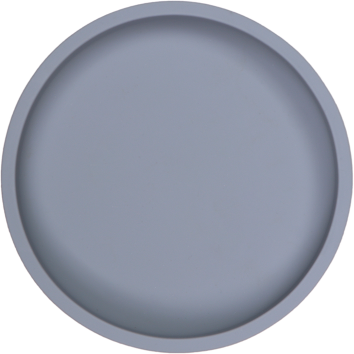 TRYCO - Silikónový tanierik okrúhly, Dusty Blue