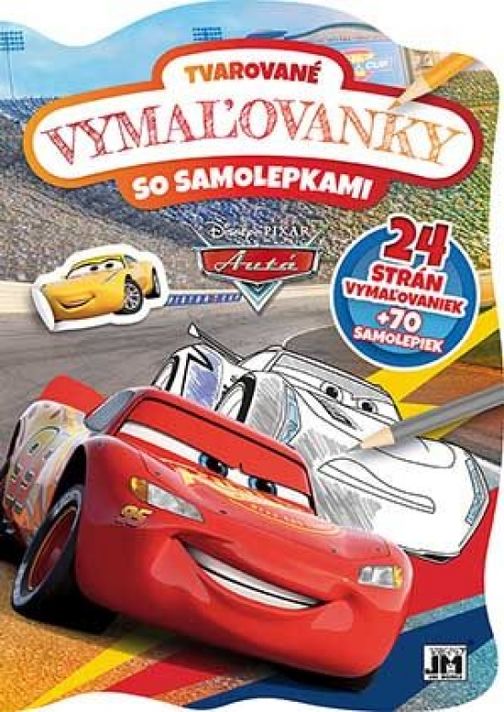 Tvarované vymaľovanky/ Cars 2 - Disney/Pixar