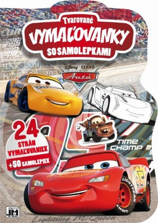 Tvarované vymaľovanky/ Cars - Disney/Pixar