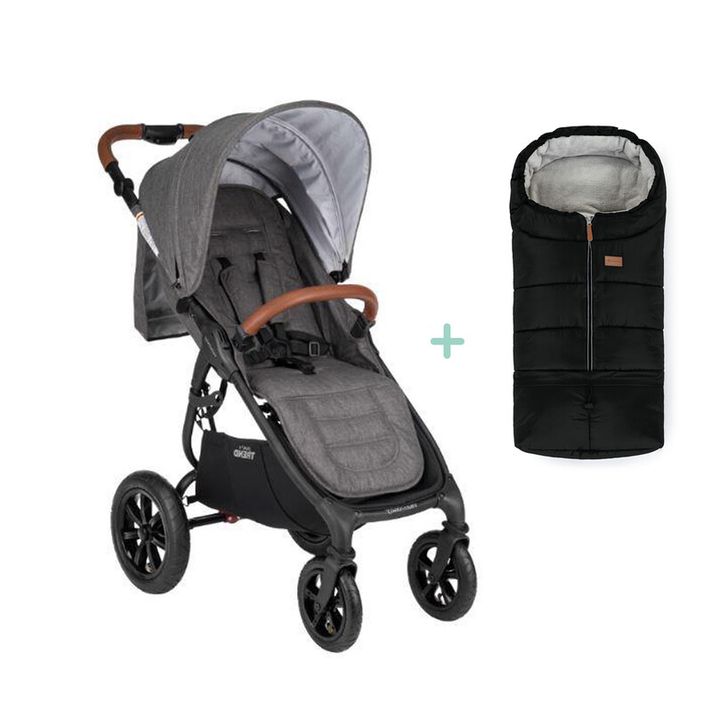 VALCO BABY - Kočík športový Sport Trend 4 Black Charcoal + fusak Jibot ZADARMO