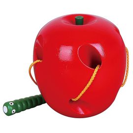 VIGA - Drevená hra Červík v jablku