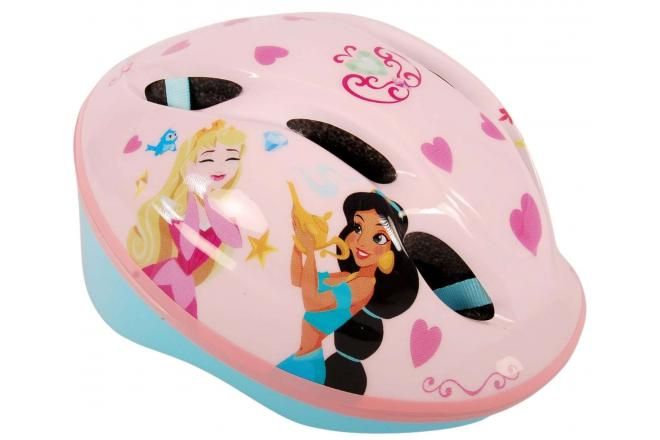 VOLARE - Cyklistická prilba Disney Princess - biela ružová - 52-56 cm