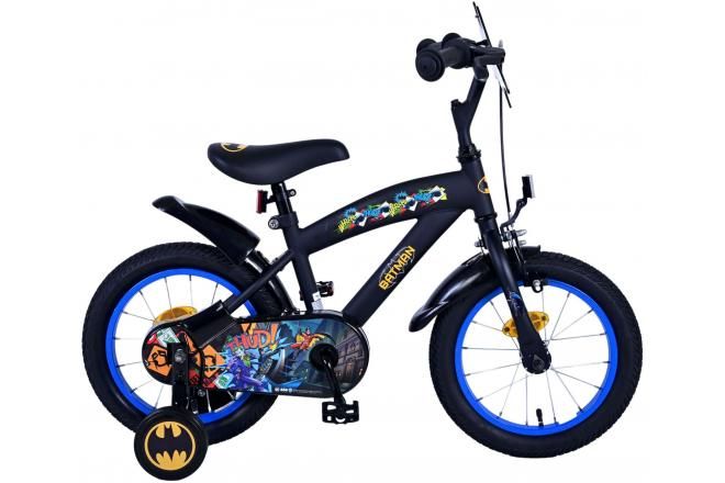 VOLARE - Detský bicykel Batman - chlapčenský - 14 palcov - čierny