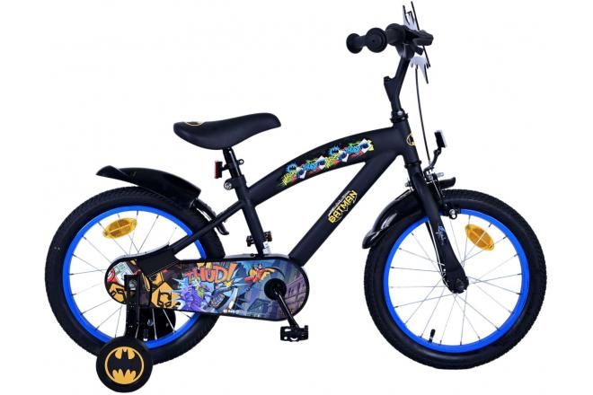 VOLARE - Detský bicykel Batman - chlapčenský - 16 palcov - čierny