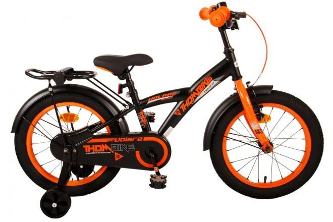 VOLARE - Detský bicykel Volare Thombike - chlapčenský - 16" - Black Orange