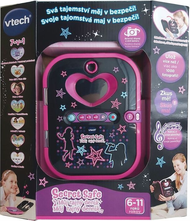 VTECH - Vtech Kidi Secret Safe - Môj tajný denník - čierný (SK)