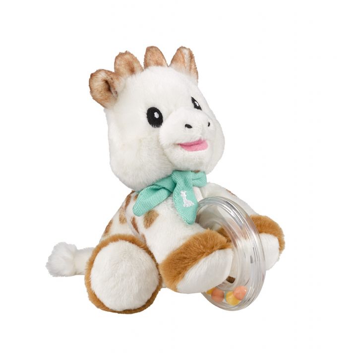 VULLI - Plyšová hračka žirafa Sophie s korálikmi