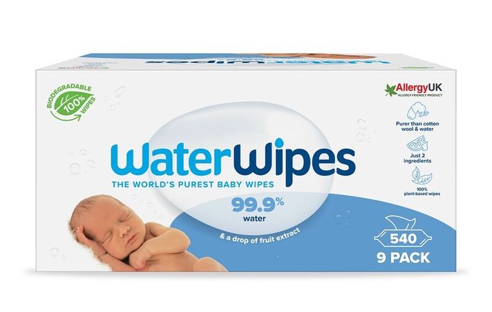 WATERWIPES - 9x 100% BIO odbúrateľné obrúsky 60ks