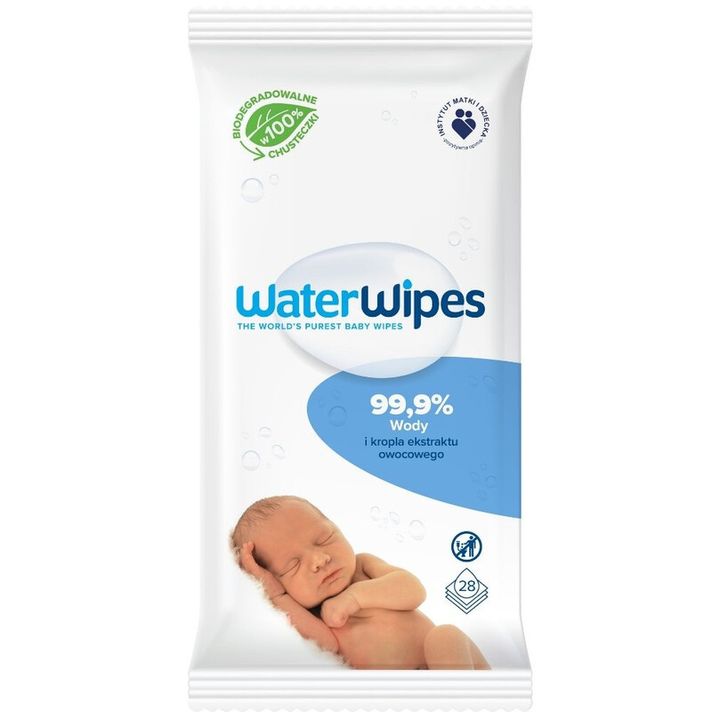 WATERWIPES - Vlhčené obrúsky bez obsahu plastov 28 ks