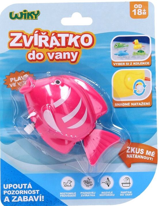 WIKY - Ryba naťahovacia do vane 10,5 cm - český obal