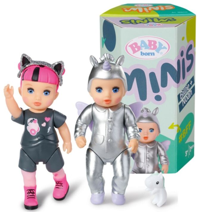 ZAPF CREATION -  BABY born Minis Sada 2 bábik, verzia 4