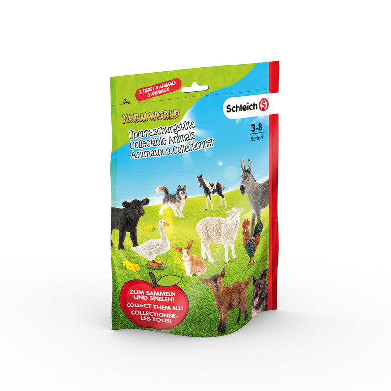 SCHLEICH - Vrecko s prekvapením - farmárske zvieratká L, séria 4