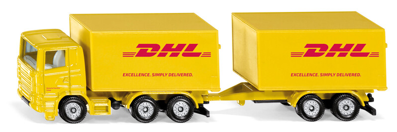 SIKU - Blister - DHL kamión s prívesom