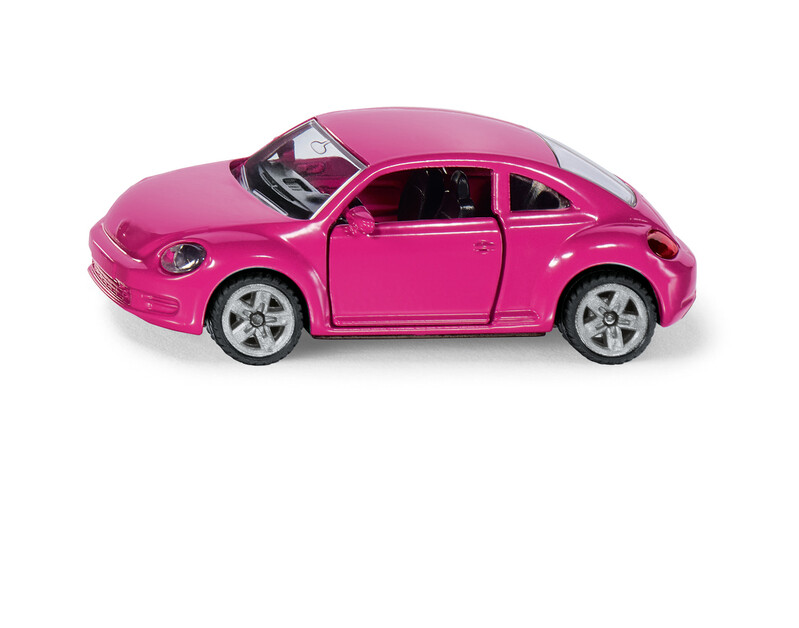SIKU - Blister - VW Beetle ružový s polepkami