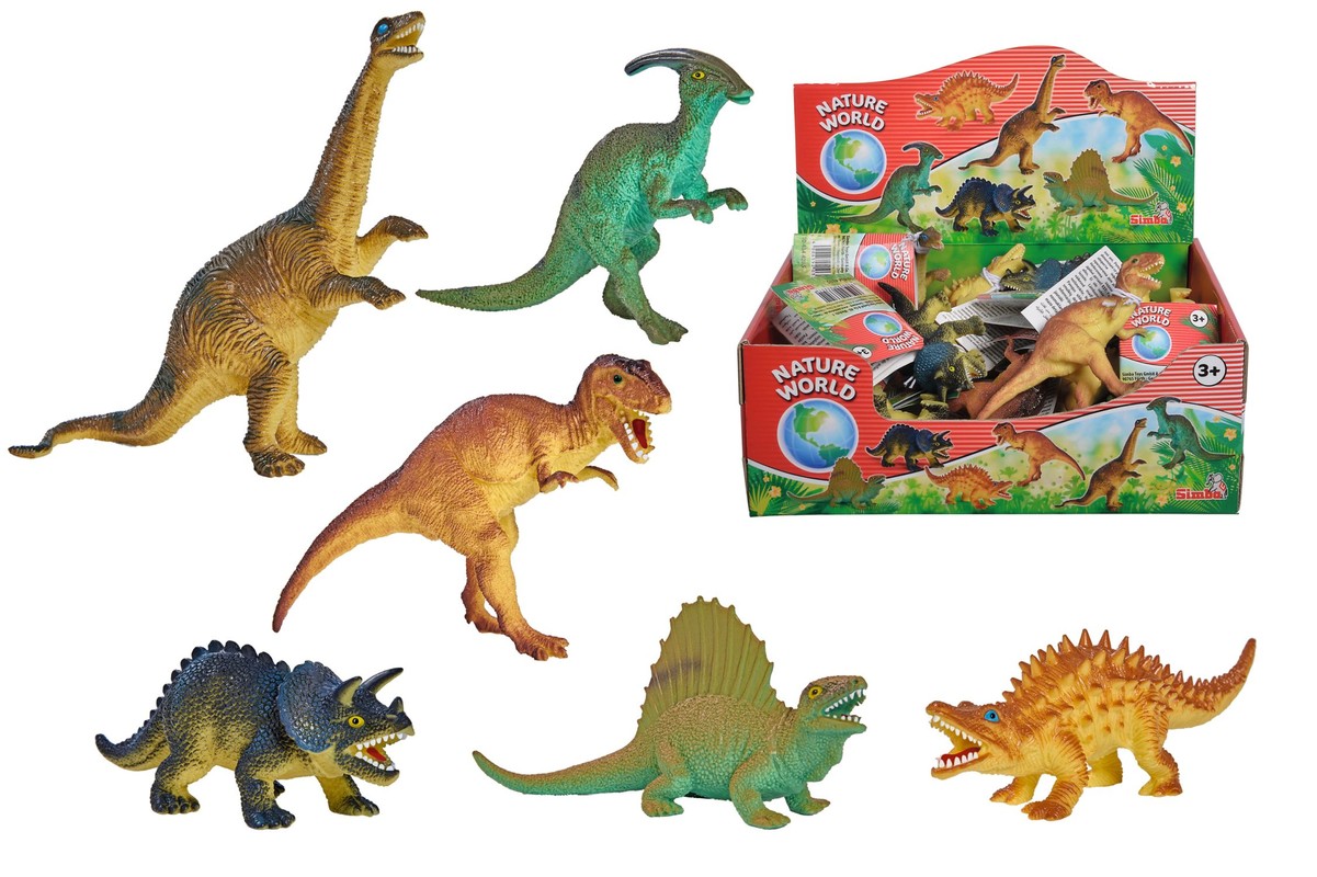 Obrázok SIMBA - Gumový Dinosaurus 11-14Cm, 6 Druhov