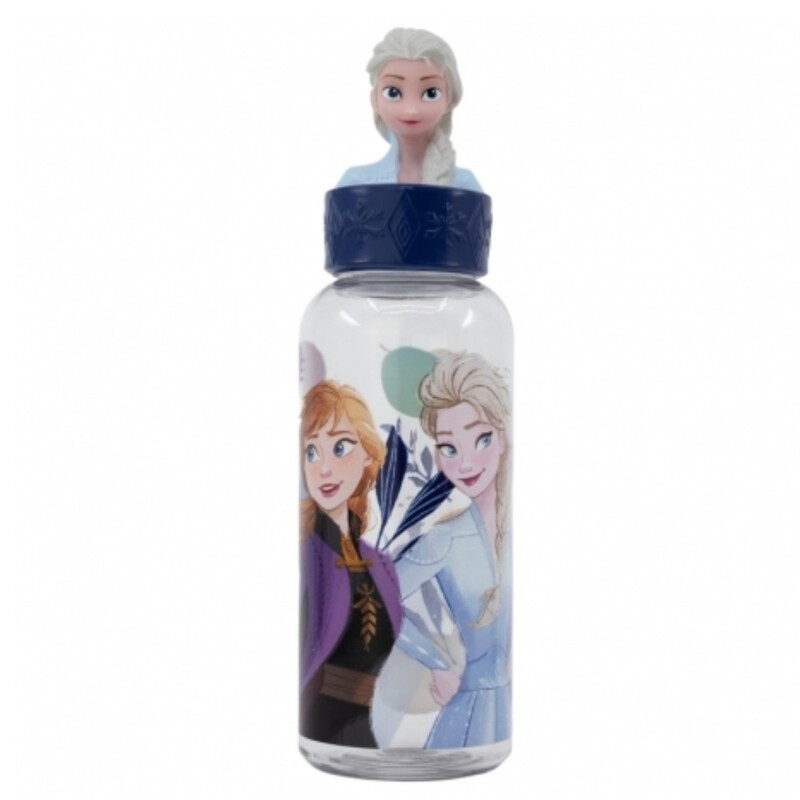 STOR - Plastová 3D fľaša s figúrkou Disney Frozen, 560ml, 74854