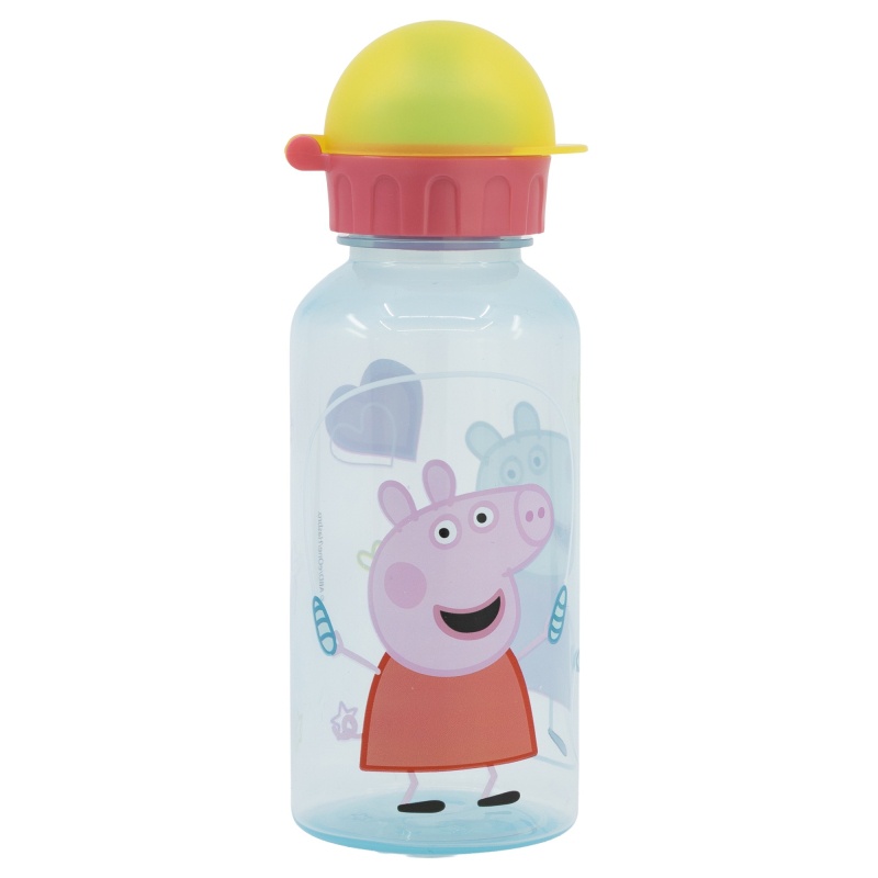 STOR - Plastová fľaša Peppa Pig, 370ml, 13910