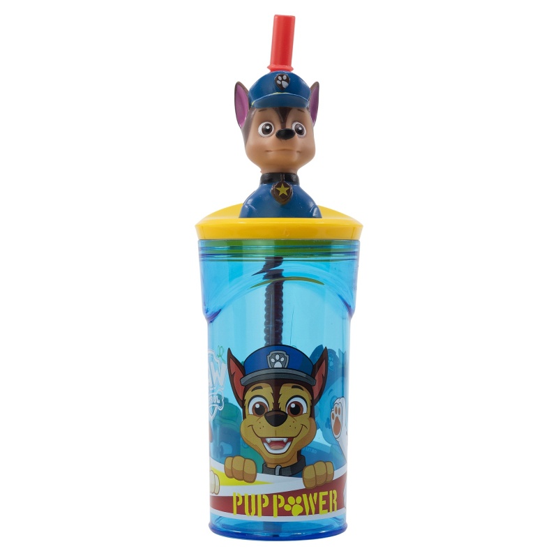 STOR - Plastový 3D pohár s figúrkou Paw Patrol, 360ml, 74666