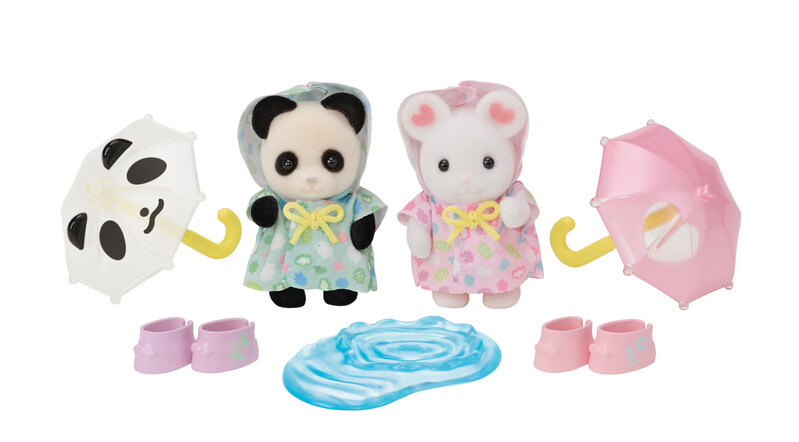 SYLVANIAN FAMILY - Prechádzka v daždi Baby Duo